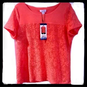 Calvin Klein Textured Short Sleeves